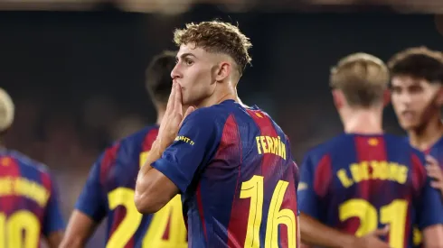 Barcelona não deve negociar Fermín López após declaração do meia: Foto: Judit Cartiel/Getty Images