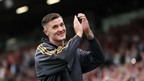 Benjamin Šeško é um dos reforços mais caros do Manchester United para a temporada 2025/26. Foto: Matt McNulty/Getty Images
