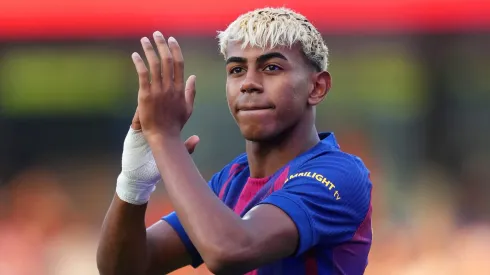 Torcida do Bayern de Munique diz que Lennart Karl é melhor que Lamine Yamal. (Foto: Alex Caparros/Getty Images)