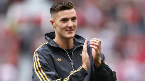 Benjamin Sesko, nova contratação do Manhester United. (Foto: Matt McNulty/Getty Images)