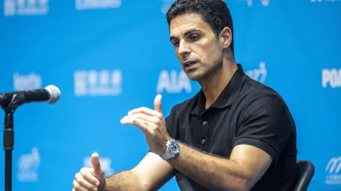 Mikel Arteta, técnico do Arsenal. (Photo by Yu Chun Christopher Wong/Eurasia Sport Images/Getty Images)