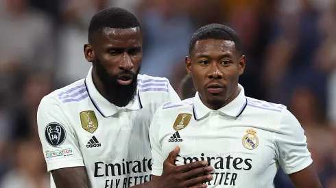 Real Madrid pretende dispensar Rüdiger e Alaba ao fim dos contratos. Foto: Julian Finney/Getty Images