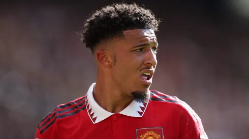 Sancho deve deixar o Manchester United após acertar salário com a Roma. Foto: Matt McNulty/Getty Images