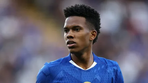 Estêvão não deixará o Chelsea. Foto: Eddie Keogh/Getty Images