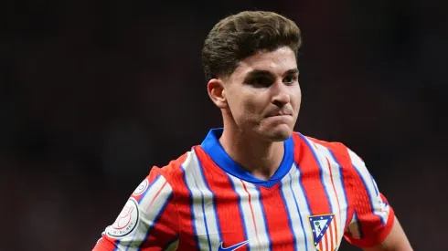 Julián Alvarez pensa em deixar o Atlético de Madrid. Foto: Angel Martinez/Getty Images