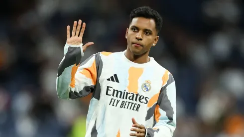 Rodrygo durante duelo do Real Madrid em LaLiga (Créditos: Florencia Tan Jun/Getty Images)