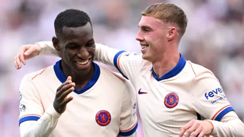 Nicolas Jackson e Palmer, pelo Chelsea. (foto: Justin Setterfield/Getty Images)