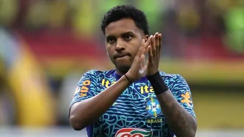 Rodrygo segue sem jogar no Real Madrid e se torna sonho do Al-Nassr para atuar com CR7. (Photo by Wagner Meier/Getty Images)