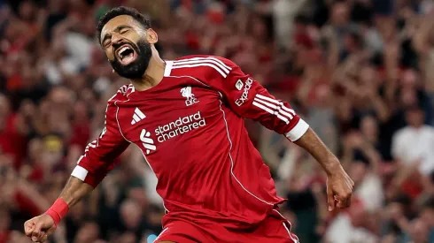 Mohamed Salah começou mais uma temporada pelo Liverpool já ampliando marcas e mirando feitos inéditos na Premier League. (Photo by Michael Steele/Getty Images)