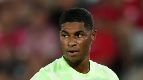 Rashford sofre no Barcelona. Foto: Alex Caparros/Getty Images