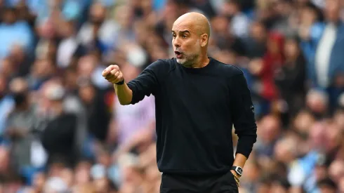 Guardiola, técnico do Manchester City. (Photo by Clive Mason/Getty Images)