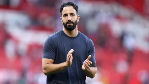 Ruben Amorim, técnico do Manchester United. (Photo by Michael Regan/Getty Images)