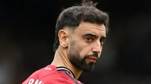 Al-Ittihad tenta tirar Bruno Fernandes do Manchester United. Foto: Mike Hewitt/Getty Images