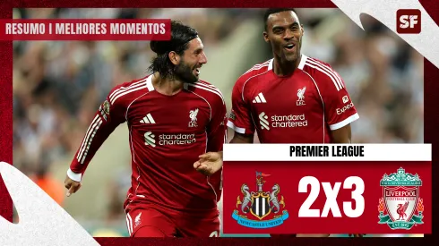 Resumo completo: Liverpool vence o Newcastle por 3 a 2 no St. James' Park pela Premier League. Foto: Stu Forster/Getty Images