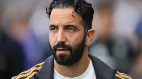 Ruben Amorim, técnico do Manchester United. (Photo by Mike Hewitt/Getty Images)