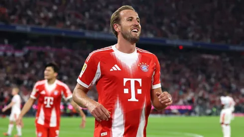 Harry Kane em ação pelo Bayern de Munique.