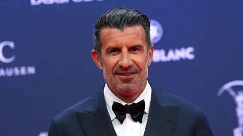Figo, ex-jogador do Real Madrid e Barcelona. Foto: Angel Martinez/Getty Images for Laureus
