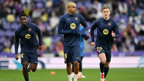 Landry Farré (à esquerda) é desfalque do Barcelona Sub-20