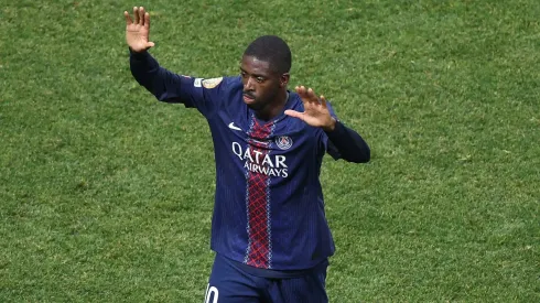 Ousmane Dembélé não se contenta com o passado: mira o Ballon d'Or e quer dominar o futebol mundial. (Photo by Megan Briggs/Getty Images)