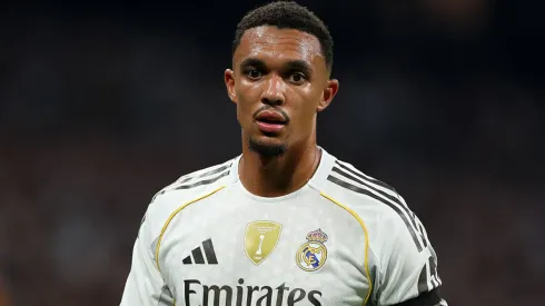 Trent Alexander-Arnold em ação pelo Real Madrid.