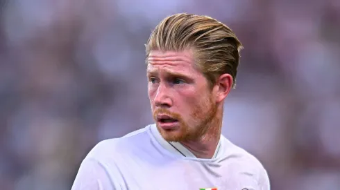 Kobbie Mainoo quer jogar ao lado de De Bruyne. Foto: Alessandro Sabattini/Getty Images