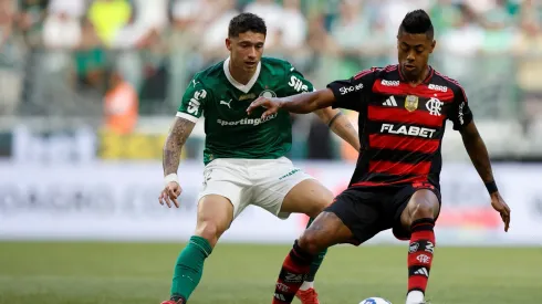 Flamengo e Palmeiras são os dois primeiros do Brasileirão neste momento. Foto: Miguel Schincariol/Getty Images