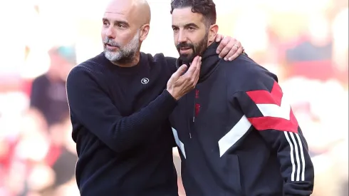 Manchester City e Manchester United travam disputa pelo goleiro Gabriel Menegon, do Grêmio. (Photo by Michael Steele/Getty Images)