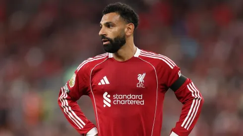 Liverpool tem Salah como grande esperança para vencer o Arsenal na Premier League (Photo by Michael Steele/Getty Images)