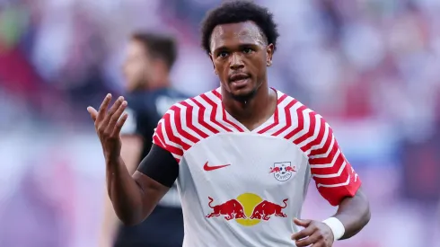 Loïs Openda, jogador do RB Leipzig. Foto: Maja Hitij