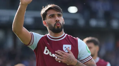 Ex-Flamengo, Lucas Paquetá sinaliza positivo para trocar o West Ham pelo Aston Villa, diz Fabrizio Romano. (Photo by Richard Pelham/Getty Images)