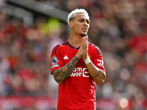 Antony deixa o Manchester United com números ruins