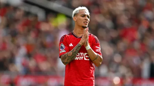 Antony jogando pelo Manchester United. Foto: Stu Forster/Getty Images