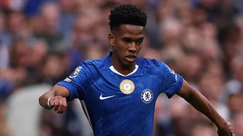 Estêvão em ação pelo Chelsea. Estêvão em ação pelo Chelsea.