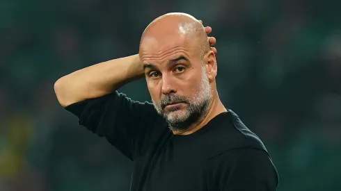 Guardiola, treinador do Manchester City. (Foto: Gualter Fatia/Getty Images)