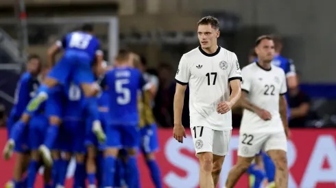 Florian Wirtz é a grande estrela da Alemanha. Foto: Lars Baron/Getty Images