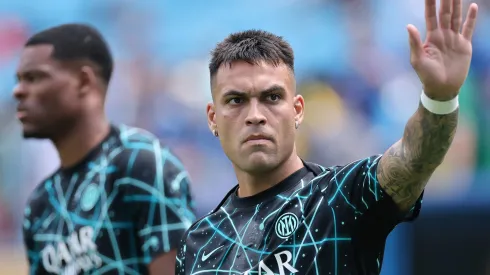 Lautaro Martínez é goleador da Inter de Milão. (Photo by Michael Reaves/Getty Images)