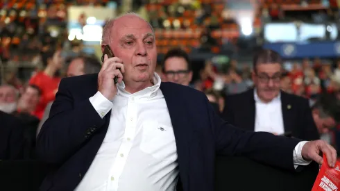 Uli Hoeness, presidente do Bayern de Munique. Foto: Alexander Hassenstein/Getty Images