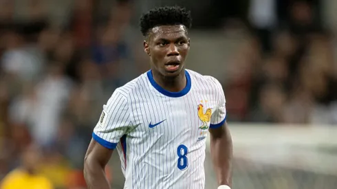 Tchouaméni em ação pela França.