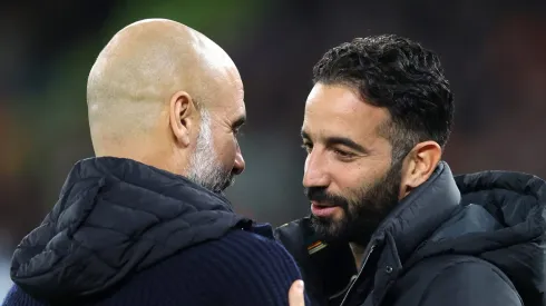 Guardiola e Amorim chegam pressionados para clássico . (Photo by Carl Recine/Getty Images)