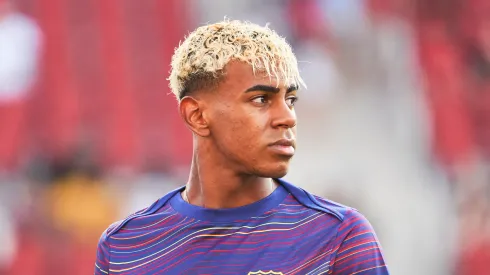 Lamine Yamal pelo Barcelona. (Foto: Rafa Babot/Getty Images)