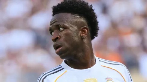 Real Madrid pode negociar Vinicius Júnior para fechar a contratação de Michael Olise (Photo by David Ramos/Getty Images)