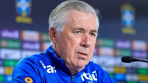 Ancelotti evita apontar favoritos para a Copa do Mundo após vitória da Seleção Brasileira (Photo by Buda Mendes/Getty Images)