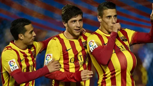 Ex-Barcelona, Cristian Tello encaminha acerto com o Vitória e deve ser mais um gringo no Brasileirão. (Photo by Manuel Queimadelos Alonso/Getty Images)