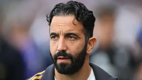 Ruben Amorim durante jogo do Manchester United (Foto: Mike Hewitt/Getty Images)