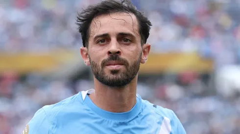Barcelona pode ver Bernardo Silva, do Manchester City, assinar pré-contrato com o Benfica. Foto: Dan Mullan/Getty Images