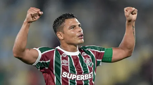 Thiago Silva em jogo do Fluminense. (Foto: Thiago Ribeiro/AGIF)