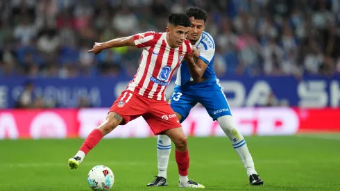 Thiago Almada jogando pelo Atlético de Madrid. Foto: Alex Caparros/Getty Images