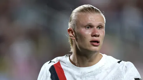 Haaland cobra melhorias antes de jogo contra o Manchester United. Foto: Francois Nel/Getty Images