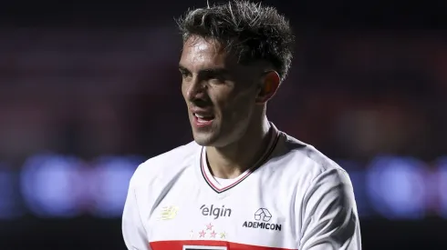 Enzo Díaz atinge meta no São Paulo e será comprado em definitivo junto ao River Plate (Photo by Ricardo Moreira/Getty Images)
