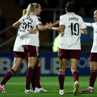Arsenal goleia o West Ham por 5 a 1 e assume a liderança provisória da Women’s Super League